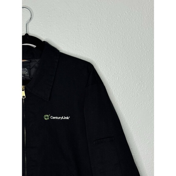 Vintage Dickies Jacket Mens 2XL Black Canvas Zip Work Eisenhower Bomber Mechanic - Picture 3 of 16